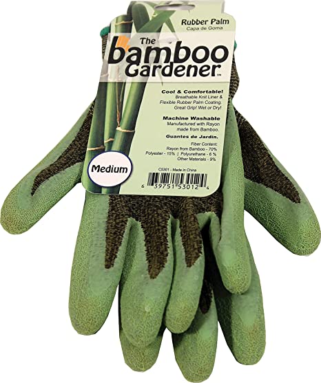 latex gloves for gardening The Bamboo Gardener Glove