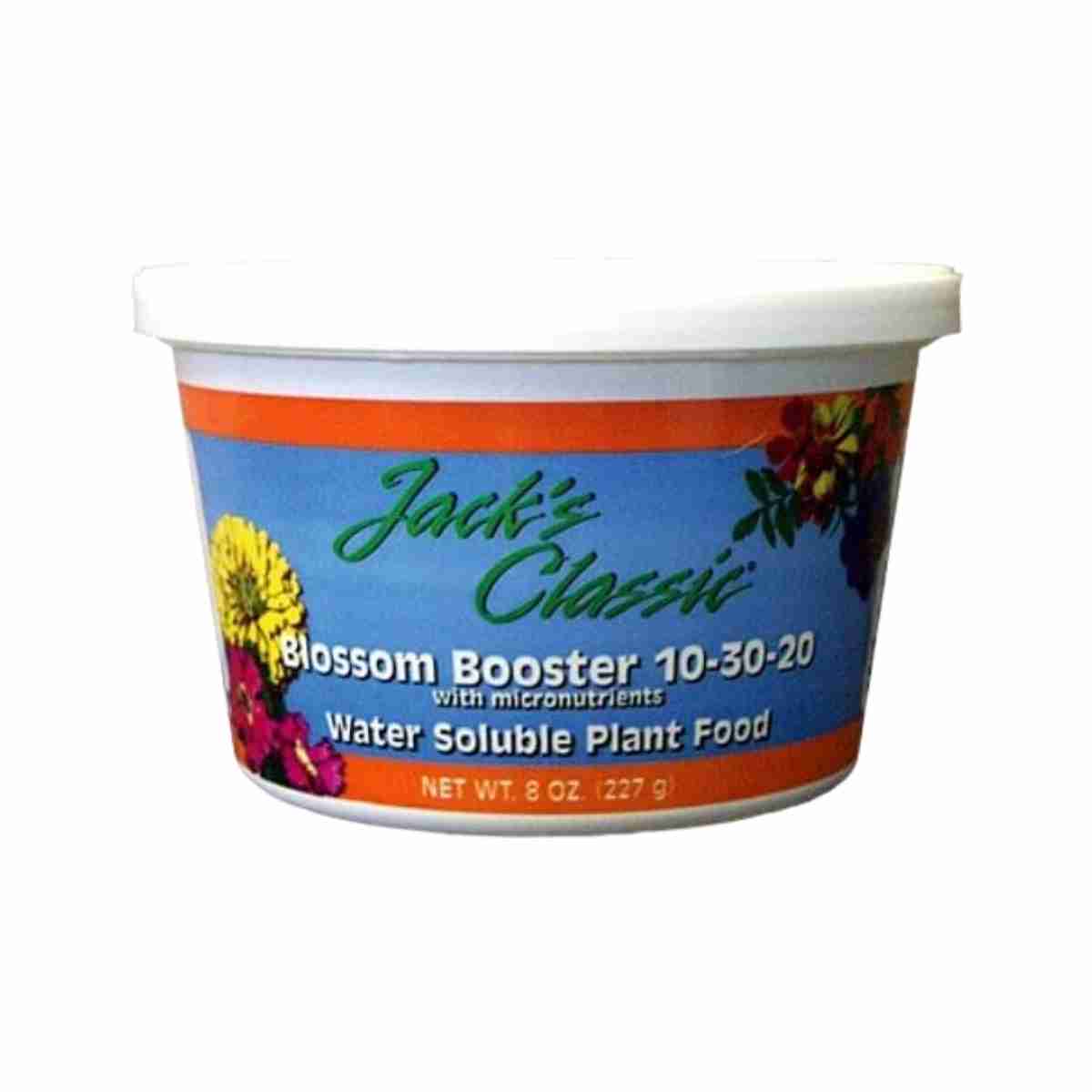 jacks plant fertilizer Jack's Classic Blossom Booster 8oz – Witherspoon Rose Culture